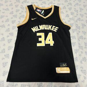 NBA Giannis Antetokounmpo Milwaukee Bucks Nike Dri Fit #34 Jersey